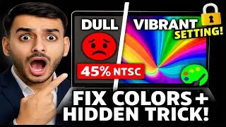Make Intel Display More Color Accurate 🎨 | Best Color Profile 2025 | NTSC Color Boost