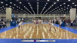 Mamba 18 Black vs. Windy City Aces B18 Spades (First Set) | 2025 Boys Winter Invitational 