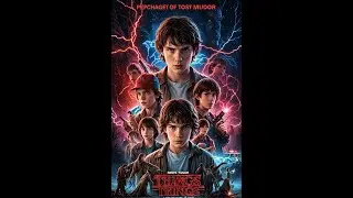 Stranger things character are running from monster #shorts