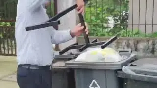 Wheelie Bin Compacter save bins space