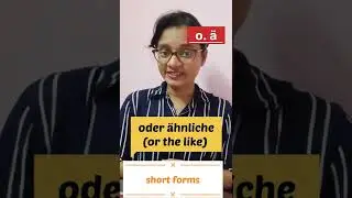 Short forms auf Deutsch 🇩🇪 #foreignlanguage #deutschesprache #learngerman