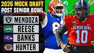 NEW 3 Round 2026 NFL Mock Draft | Post-Senior Bowl