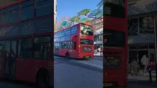 Route 158 LJ61 CBF DW491 departing Stratford Bus Station
