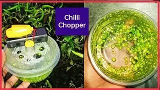 How to make chilli chopper at home | Green chilli cutter for kitchen | vegetable cutter for kitchen