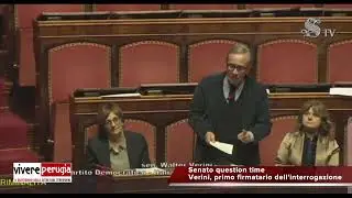 Senatore Verini denuncia in Senato i gravi comportamenti del sindaco di Terni Bandecchi