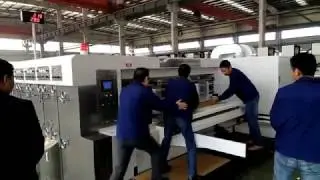 ZYKM II 1200x2500　high speed full automatic printing slotting with die cutting machine