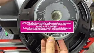 Schimbam difuzorul de bass la o boxa activa Behringer B115MP3,sper sa ne iasa.
