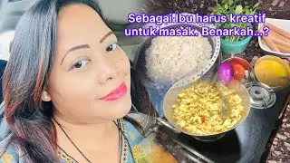 Vlog 18. EMAKNYA  HABIS MASAK,  MAKANNYA DI BUAT CHALLENGE  HADEEEH ..😁 @AngeliaRomie 