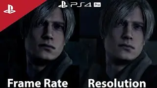 Resident Evil 4 Remake Frame Rate vs Resolution Graphics Comparison PS4 Pro