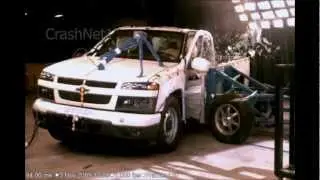 Chevy Colorado Extended Cab / GMC Canyon | 2010 | Side Crash Test | NHTSA | CrashNet1