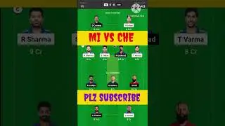 MI vs CHE Dream11 Team Today | MI vs CHE Dream11 Prediction | MI vs CHE Grand League Team DREAM 11