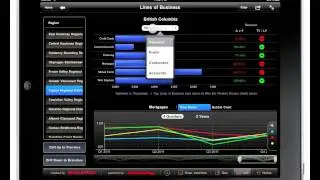 Adastra Mobile BI - Retail Bank Demo  - iPad