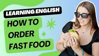How to order food at a fast food restaurant | Simple English Conversation Dialogues