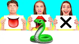 Откуси Лизни или Ничего Челлендж | Крутые Трюки с Едой с DaRaDa Challenge