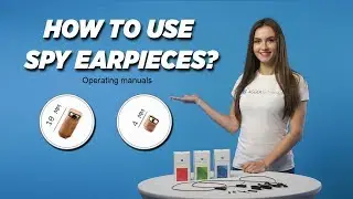 How to use spy earpiece? Operating manuals for spy earpieces.