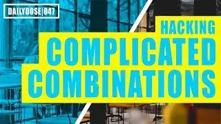 FE EXAM PROBABILITY & STATISTICS - HACKING COMBINATIONS | FE EXAM PRACTICE PROBLEM | DAILYDOSE 047