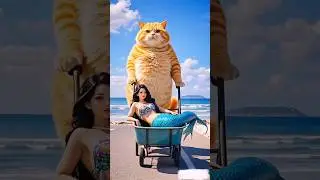 Cat Care of Human Fish 🐠🐟😱😱 #shorts #shortsfeed #viralvideo #BeastinJemmy