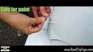 Protect your paint from rock chips and other road debris W. Road Trip Tape.