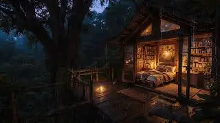 8 Hours Healing Rain Sounds | Insomnia Relief, Yoga & Private Calm Space 🌧️🧘