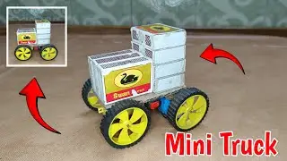 Matchbox Making Best Loader Truck At Home -How to Make Battery Power Loaded Mini Truck With Matchbox