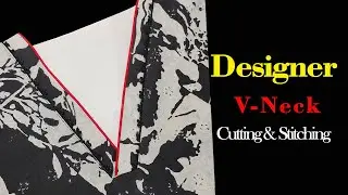 V Shape Neck Design Cutting and Stitching l Neck Design For Kurti l AdornHub 