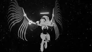 Murder Drones. Beta-V. Test Infinity flight in Space.