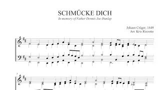 Soul, Adorn Yourself with Gladness &ndash; SCHM&Uuml;CKE DICH Hymn Reharmonization