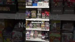 Sports Card Retail Restock First week of November 2022.