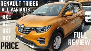 Renault TRIBER All Variants PRICE DETAILS REVIEW - Renault Triber 2019 FULL Detailed Review | Triber