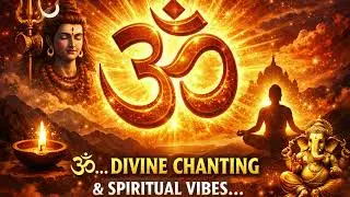 ॐ OM Chanting  108 Times Om Mantra for Peace, Positivity & Meditation