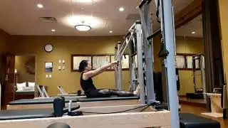Pilates Cadillac / Tower - Roll Back Bar Exercises