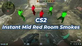 CS2 - ALL INSTANT MIDDLE RED ROOM SMOKE per spawn on Ancient (last update)
