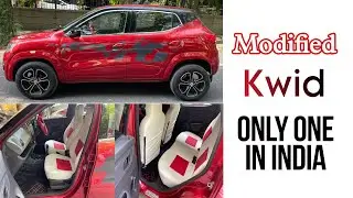 Renault Kwid Modified only one in India 🔥 | Cars clinic