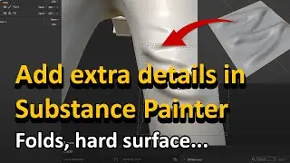 Add cloth folds in Substance Painter