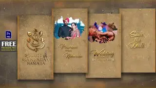 New Wedding Invitation Template &ndash; Free Premiere Pro Project 💍✨