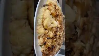 Schiacciata con cavolfiore affogato 
