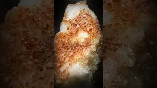 Amber Colored Quartz Crystal &bull; Iron Oxide Coated #crystal #mineral