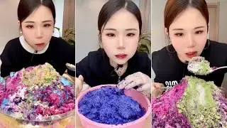 ASMR CRUNCHY BITES OF POWEFERLY SHAVED JEWELRY ICE 🧊 YY 