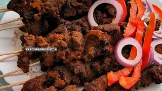 Nigeria Street Food _ Beef Suya! Spiced, Grilled, Skewer Recipe 😋👌| A Must Try. 