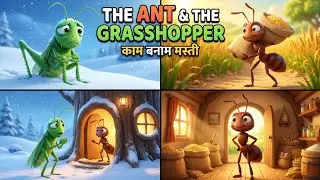 मेहनत के बिना सफलता नहीं मिलती। | 😱 THE ANT AND THE CRICKET