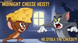 The Midnight Cheese Heist | Classic Tom and Jerry Style Full Story