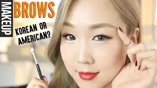 MY CURRENT BROW ROUTINE: Korean or 'Western'? 미정이의 눈썹 그리기 튜토리얼 | MEEJMUSE