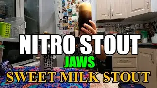 ПИВО JAWS NITRO STOUT. #пиво #beer #обзор