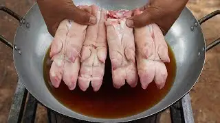Braised Pig Feet Recipe | Tender Pig Feet Cooking and Eating