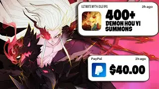 400+ SUMMONS FOR DEMON HOU YI 🤤 | Ultimate Myth: IDLE RPG
