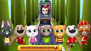 Talking Tom Gold Run - How to Unlock All Game Characters - Cowboy Tom vs Carnival Event
