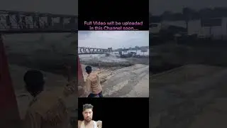 Tsunami in Ganga river 😀 #shorts #viral #saveganga #gangabarrage