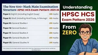 HCS Exam Pattern 2025-2026 | HPSC HCS 2026 |HCS Syllabus 2026