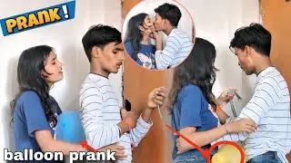 Balloon Challenge With Girlfriend (Gone romantic🥰ll Aashish_prank