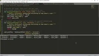 Ch 8 Part 4 Passing Arbitrary Number of Arguments